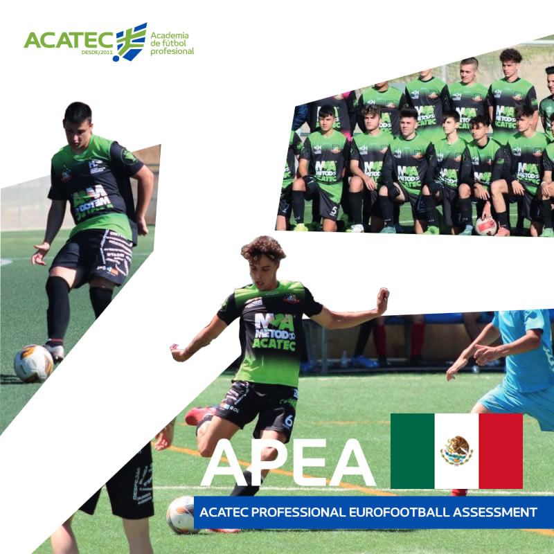 Banner Professional Eurofootball ASSESSMENT MEXICO (APEA) (13 a 17 años) 2023